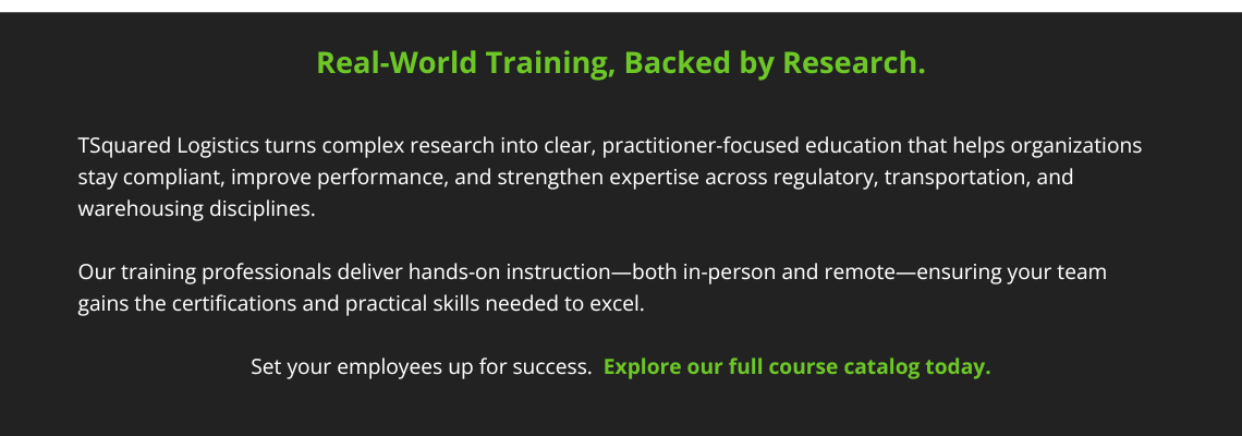 Real-World Training, Backed by Research.